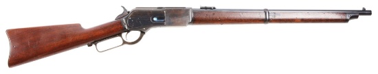 (A) High Condition British Proofed Winchester Model 1876 Saddle Ring Carbine.