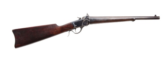 (C) Winchester Model 1885 Low Wall Baby Saddle Ring Carbine.