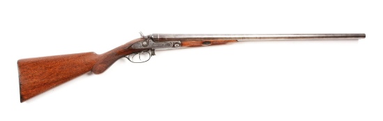 (A) Parker Double Hammer SxS Lifter Shotgun.