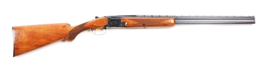 (C) Belgian Browning Lightning Superposed 20 Bore Over and Under Shotgun.
