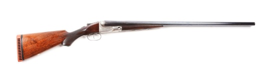 (C) Parker BH Grade 12 Bore SxS Shotgun.