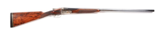 (C) A.H. Fox C Grade Double Barrel Shotgun.