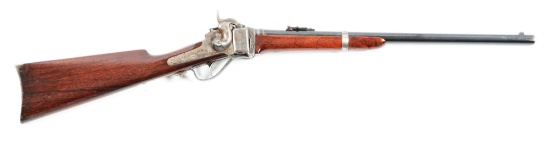 (A) Late Sharps Model 1859 Saddle Ring Carbine Conversion.