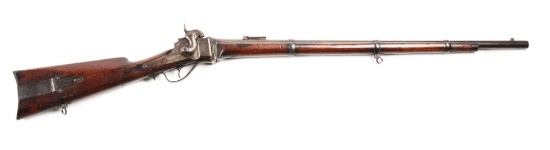 (A) Sharps New Model 1863 Percussion Rifle.