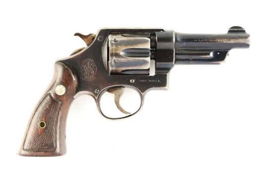 (C) S&W .38-44 Heavy Duty Revolver.