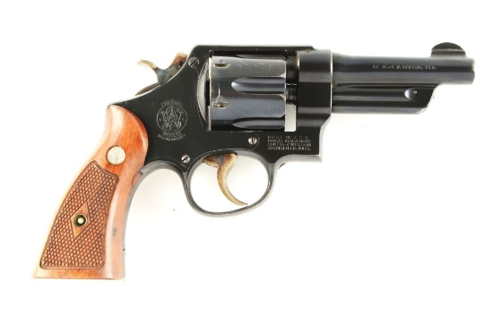 (C) S&W .38-44 Heavy Duty Revolver.