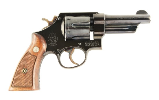 (C) S&W .38-44 Heavy Duty Revolver.