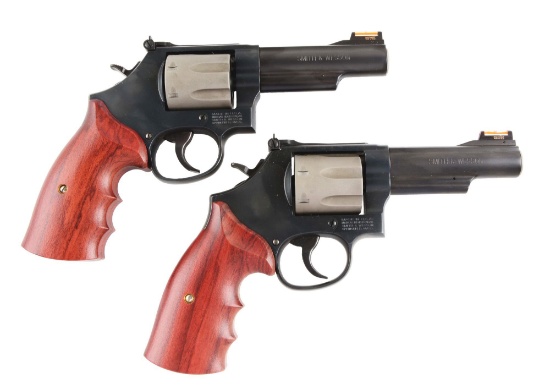 (M) Lot of 2: Cased S&W Model 520 Consecutively Serial Numbered Double Action Revolvers.