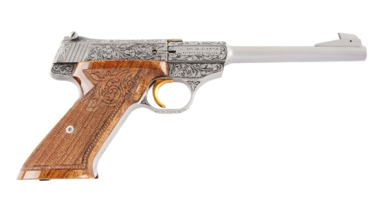 (M) Belgian Browning Challenger Renaissance Semi-Automatic Pistol.