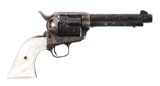 (C) Pre-War Engraved Colt Single Action Army Revolver.