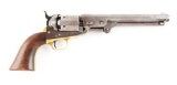 (A) Martially Marked 1851 Colt Navy 3rd Model Revolver.