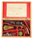 (A) Cased Colt 1849 Pocket Single Action Percussion Revolver.