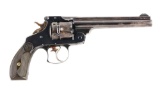 (A) Rare Blued Smith & Wesson Number 3 Frontier Double Action Revolver