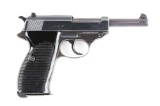 (C) Mauser BYF 44 P38 Semi-Automatic Pistol with Holster.