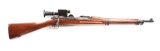(C) U.S. Springfield Model 1903 Bolt Action Sniper Rifle with Warner Swasey Scope.