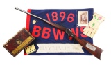(A) Winchester 1885 Low Wall & Grouping Attributed to Pawnee Bill's Wife, May Lille.