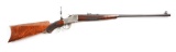 (A) Deluxe Model 1885 Low Wall Single Shot Rifle.