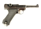 (C) 1943 Date Krieghoff Suhl Luger Semi-Automatic Pistol.