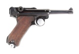 (C) Police Mauser Banner 1941 Dated Luger Semi-Automatic Pistol.