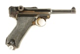 (C) Mauser 41 Banner Portuguese Navy Luger Semi-Automatic Pistol.