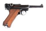 (C) Police Mauser Banner 1940 Dated Luger Semi-Automatic Pistol.