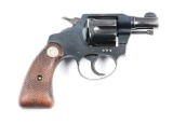 (C) Pre-War Colt Bankers Special Double Action Revolver.