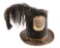 Circa 1820's Militiaman Stovepipe Hat with Badge.