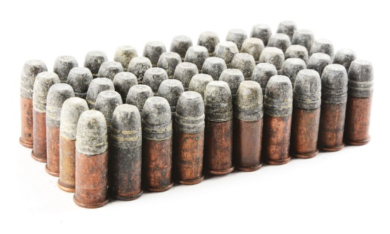 Lot of 50: Henry Flat Nose Raised "H" Rounds.