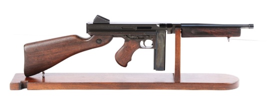 Thompson M1 Machine Gun Display with 80 Percent Receiver.