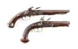 (A) Lot of 2: French Flintlock Pistols.