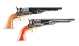 (A) Lot of 2: Boxed As New Colt 1860 Army Percussion Revolvers.
