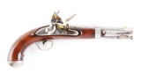 (A) U.S. Model 1836 Flintlock Martial Pistol by Johnson.