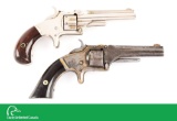 (A^) Lot of 2: S&W No. 1 Spur Trigger Revolvers.