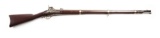 (A) U.S. Model 1855 Percussion Rifle with Maynard Tape Priming System.