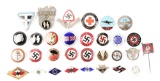 Lot of 31: Assorted Nazi Pins.