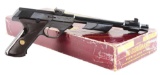 (C) Boxed High Standard Supermatc Citation Model 102 Semi-Automatic Target Pistol.