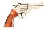 (M) ID'd Nickel S&W Model 25-5 Double Action Revolver.