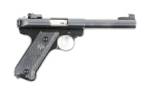 (M) Boxed Ruger Mark II Target Semi-Automatic Pistol.