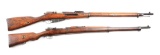 (C) Lot of Two Military Bolt Action Rifles.