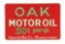 Oak Motor Oil Tin Sign.