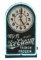 M&B Select Ice Cream Etched Glass Neon Advertising Clock.