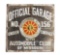 Automobile Club Of Missouri Official Garage Porcelain Sign with Tire Graphic.