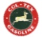 Col-Tex Gasoline Porcelain Curb Sign w/ Antelope Graphic.