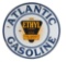 Atlantic Gasoline Porcelain Sign with Ethyl Burst Logo.