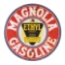 Magnolia Gasoline Porcelain Sign w/ Ethyl Burst Graphic.