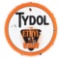 Tydol Porcelain Curb Sign w/ Ethyl Burst Logo.