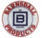 Barndall Gasoline Be Square Products Porcelain Sign.