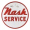 Nash Automobile Service Porcelain Sign.