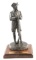 Conoco Gasoline & Motor Oil Minuteman Statue On Wooden Base.