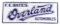 F.E. Bates Overland Automobiles Dealership Porcelain Sign.